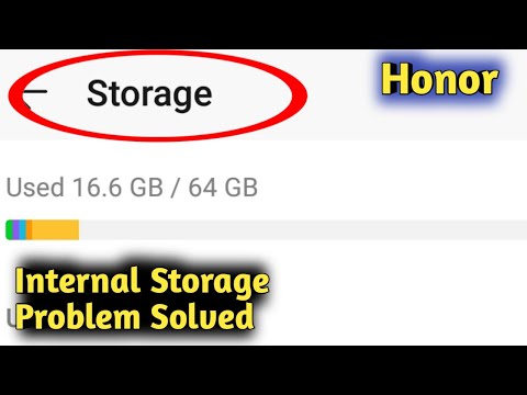 Honor 7X Internal Storage Problem Solved