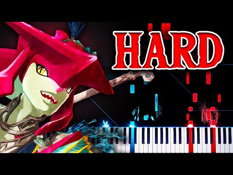 Sidon's Theme (from The Legend of Zelda Breath of the Wild) - Piano Tutorial