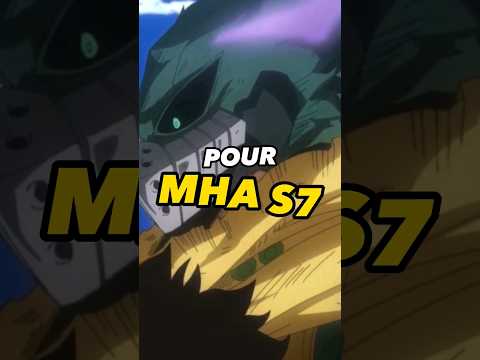 Nouveau visuel de dingue pour l'anime My Hero Academia saison 7 !