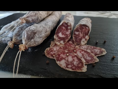 Salami selber machen, nach einem Original Rezept, Schritt für schritt Anleitung