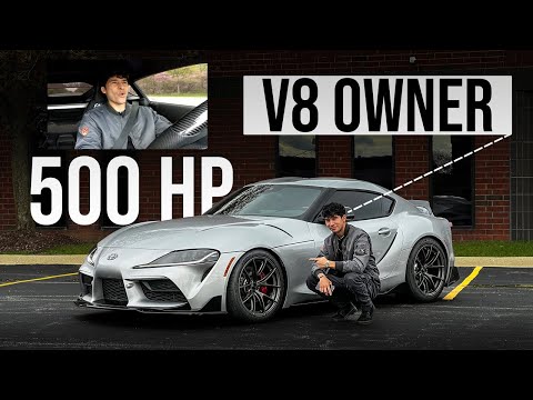 V8 Owner Drives My 500hp Supra