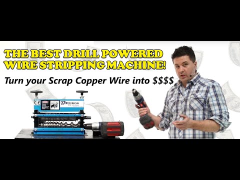 Bluedog Wire Stripper Drill Operated Manual Copper Wire Stripping Machine - BWS-38-MF-DA