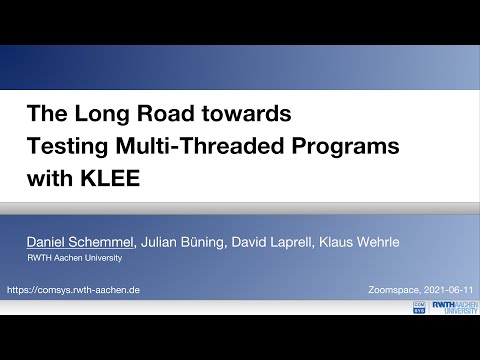 The Long Road towards Testing Multi-Threaded Programs with KLEE