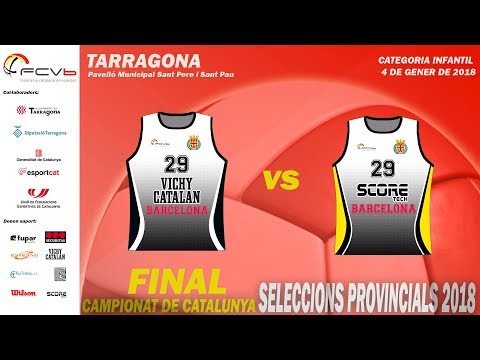 CCSSPP 2018 FINAL infantil femenina BCN 1 Vichy Catalan - BCN 2 Score