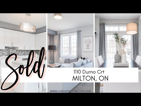 1110 Durno Crt Just Listed in Milton Milton Real Estate