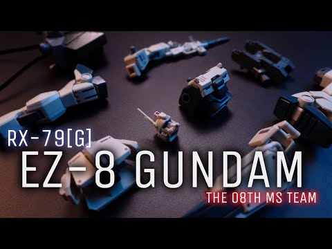 HG Ez8 Gundam | RX-79[G] - Ez-8 | Mobile Suit Gundam: 08th MS Team | ASMR Speed Build