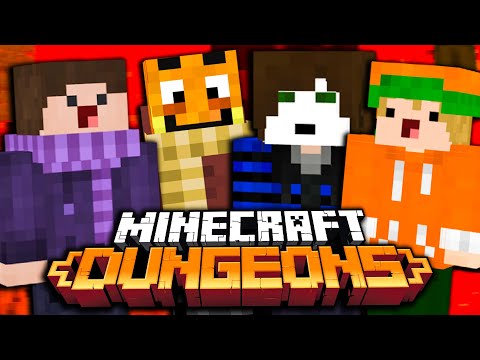 Four YOUTUBER play MINECRAFT DUNGEONS!  #01
