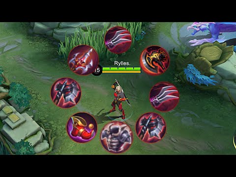 TRY THIS RED BUILD HAYABUSA IT'S BROKEN | MOBILE LEGENDS