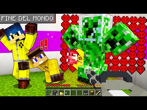 *NUOVO BOSS CREEPER* CON VITA INFINITA!! - FINE DEL MONDO   Minecraft ITA