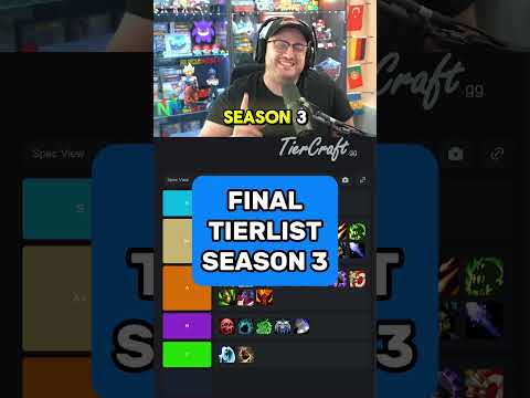 TIERLIST SEASON 3 - FINAL PRE-S3 UPDATE - ALL SPECS & CLASSES - Patch 11.2