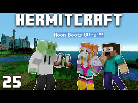 Hermitcraft 8 - Ep. 25: MOON BOOTS ULTRA™! (Minecraft 1.17 Let's Play)