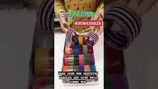 Multi Colour Customized Bangles Sets #bangle #bangleset #bridalbangleset #bangles #bangledesigns