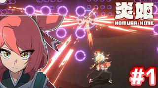 弾幕を駆け抜けて妖魔を祓うゲーム #1【炎姫/ゆっくり実況】