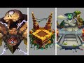 All Zomboss Island Animation Showcase Plants Vs Zombies 2