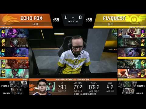 FLY vs FOX Highlights Game 2 - NA LCS Summer 2017 - FlyQuest vs EchoFox