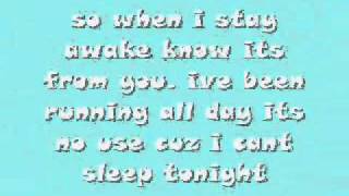 Cant Sleep Tonight lyrics By: Allstar Weekend