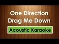 One Direction - "Drag Me Down" Karaoke Lyrics ...