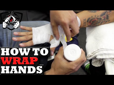 How to Wrap Hands using Tape & Gauze for Amateur Boxing