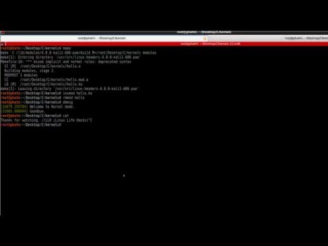 Kernel programming in C - Part 1