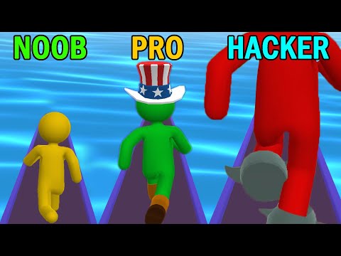 NOOB vs PRO vs HACKER in Giant Rush! | New Update Gameplay (iOS,Android)