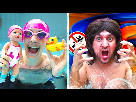 TYPY LIDÍ V AQUAPARKU! | TARY A JAY