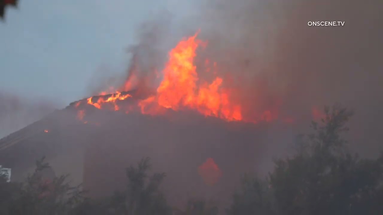 Several Homes Destroyed In Mountain Fire