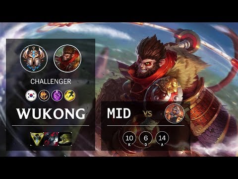 Wukong Mid vs Qiyana - KR Challenger Patch 10.11