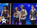Luminites the now ex buskers sing 'Hurts So Good' - Week 3 Auditions |  Britain's Got Talent 2013