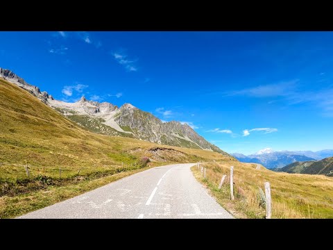 Driving the Col de la Madeleine, France