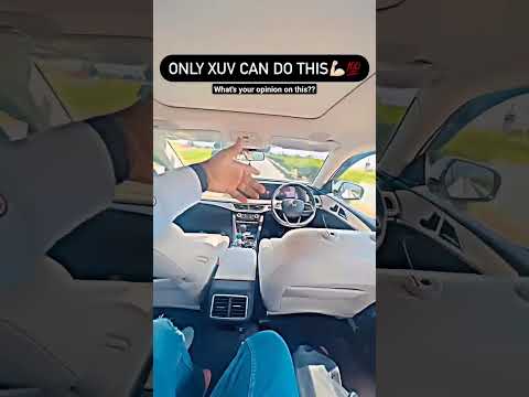 Only XUV 700 can do this #xuv700 #mahindra #autopilot #adas #mahindraxuv700 #thar #scorpio #cars