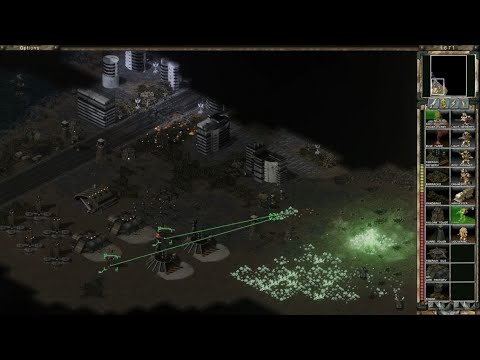 Casual Long Play: C&C TS Warzone Let Build a nice Base. GDI Campaign: 3A - Secure Crash Site