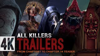 Dead by daylight All Killers Trailers | Chapter 1 - Chapter 14 Teaser | DBD Killer