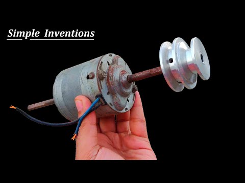 Convert 220v 1000W AC Air Blower to 12v DC Motor Blower Runs on Battery The Professor HINDI