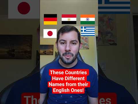 What Are These Countries REALLY Called? #languages #linguistics #geography #polyglot