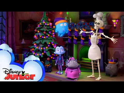詭異的聖誕節？| 迪斯尼兒童樂園 (A Spooky Christmas? | Vampirina | Disney Junior)