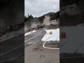 People Flee Landslide After Japan Earthquake