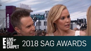 Sam Rockwell & Leslie Bibb Share Saucy Relationship Tips | E! Live from the Red Carpet