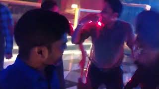 Enjoying the party with friends