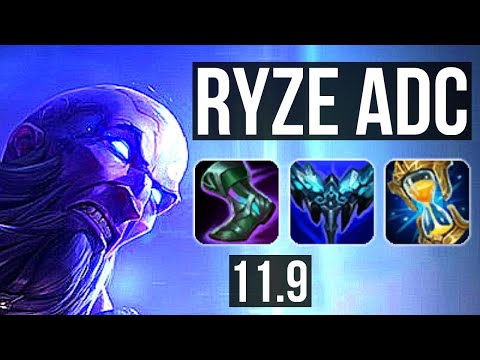 RYZE & Leona vs ASHE & Zilean (ADC) (DEFEAT) | 600+ games, 900K mastery | KR Diamond | v11.9
