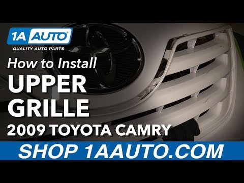 How to Replace Upper Grille 07-09 Toyota Camry