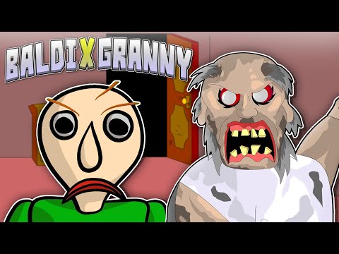 GRANNY THE HORROR GAME ANIMATION #1 Baldi VS Granny (Parody)
