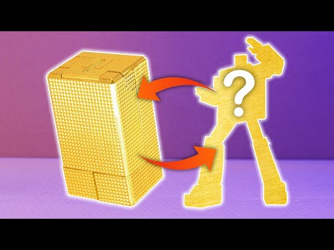 This CAN'T be a SOLID GOLD transformer – can it?! | stop motion