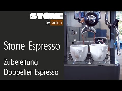 Stone Espresso: Zubereitung Doppelter Espresso | Deutsch | Stone by Kialoa