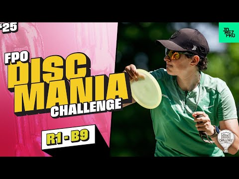 2025 Discmania Challenge | FPO R1B9 | Handley, Hansen, Burge, Weatherman | Jomez Disc Golf