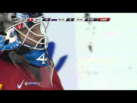 0:3 Goal GRIGORENKO Mikhail (Switzerland - Russia) U20 Hockey World Championship 2012