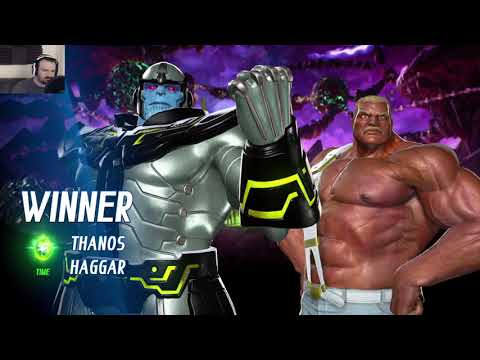 Marvel vs. Capcom Launch MP pt38 - vs. Haggar/Thanos