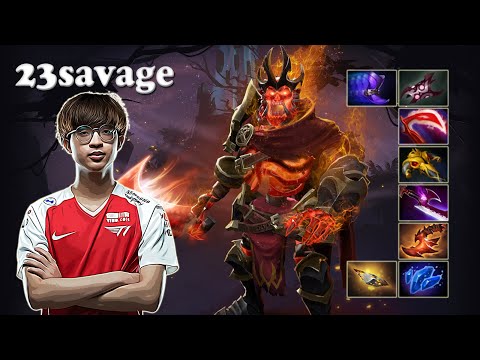 23savage - Wraith King Safelane | Dota 2 7.30e Gameplay
