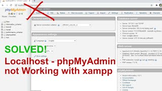 How to fix localhost and phpmyadmin not opened with xampp