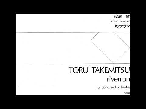 Tōru Takemitsu - Riverrun for piano and orchestra (Score Video)