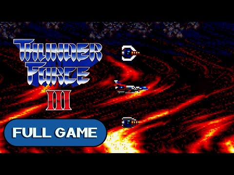 Thunder Force III GENESIS MEGA DRIVE FULL GAME Longplay Gameplay Walkthrough Playthrough VGL